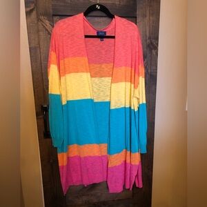 Longer length cardigan by Denim and Co.